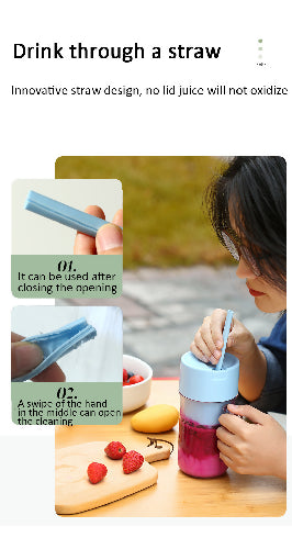 Small Electric Portable Fruit Juicer.